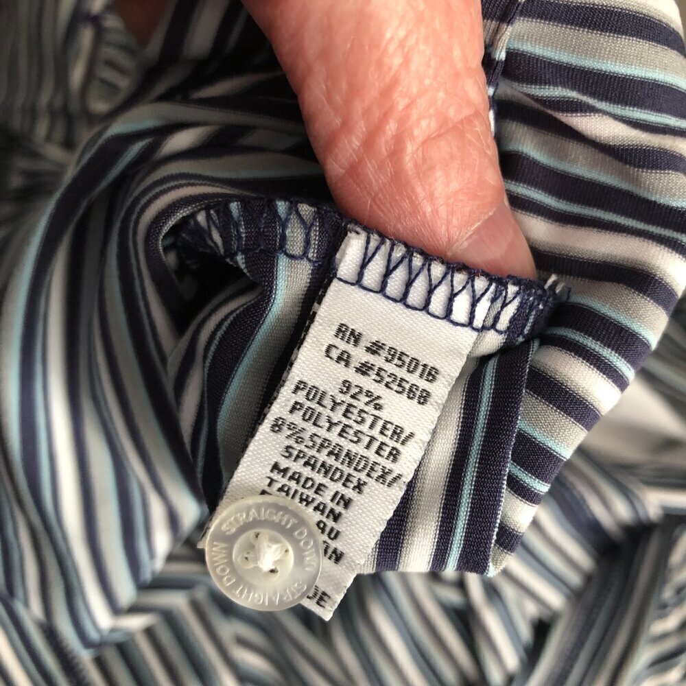 Straight Down Performance Striped Polo - image 4